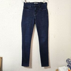 Madewell 9" mid-rise skinny size 25 women